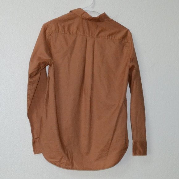 Everlane Shirt Womens Size 2 Long Sleeve 100% Cotton Button Front Minimalist - Picture 5 of 9